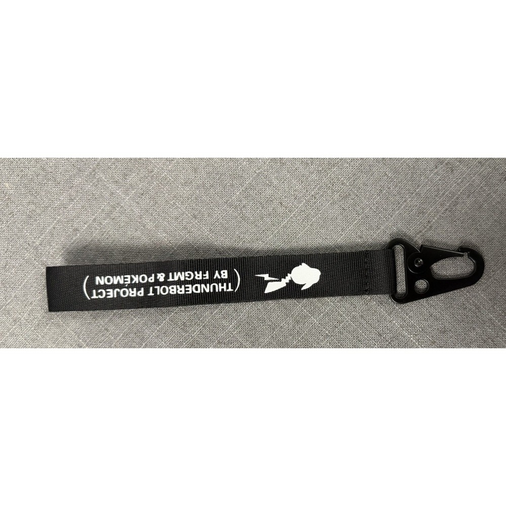 Thunderbolt Project Fragment x Pokemon Pikachu Plush Keychain 2018 w/carabiner - Picture 2 of 9